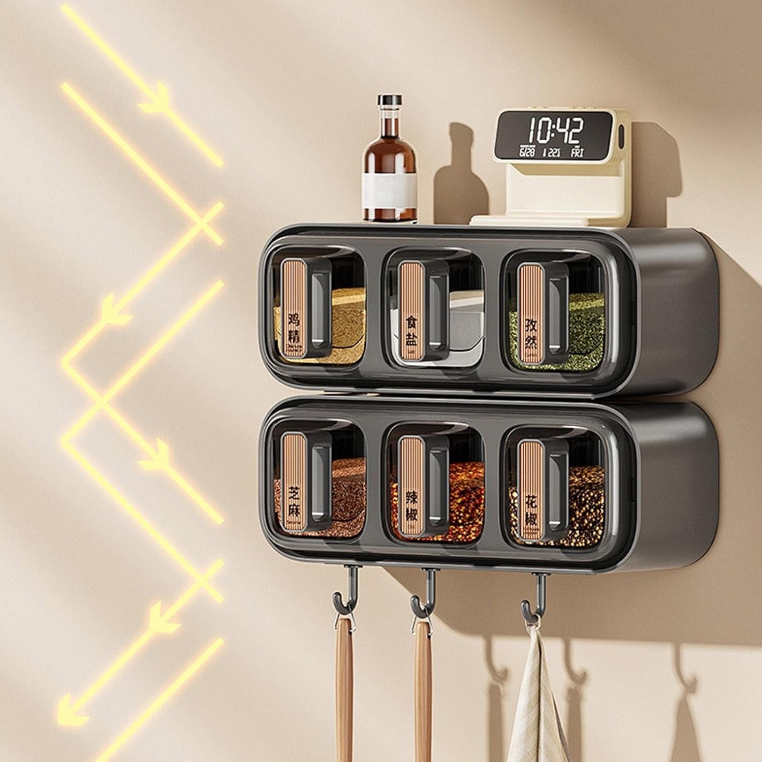 Wall-Mount Seasoning Box