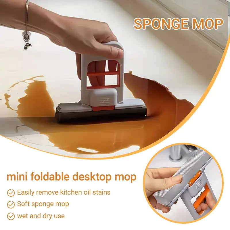 Portable Mini Foldable Desktop Mop